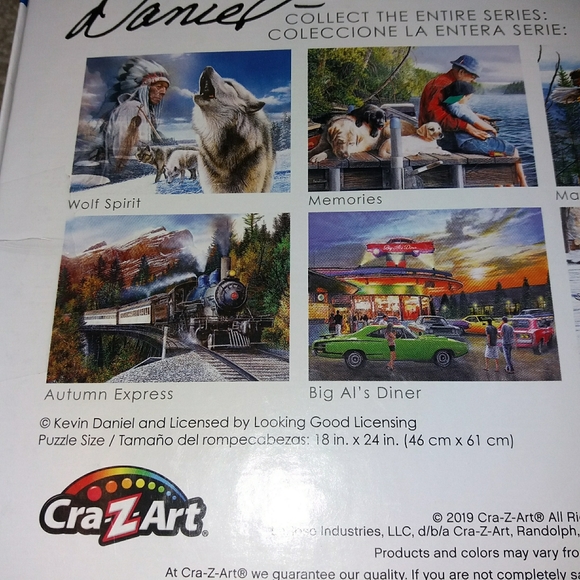 Crazy art puzzle 300 Big Al's Diner 18×24" Used - Picture 2 of 2